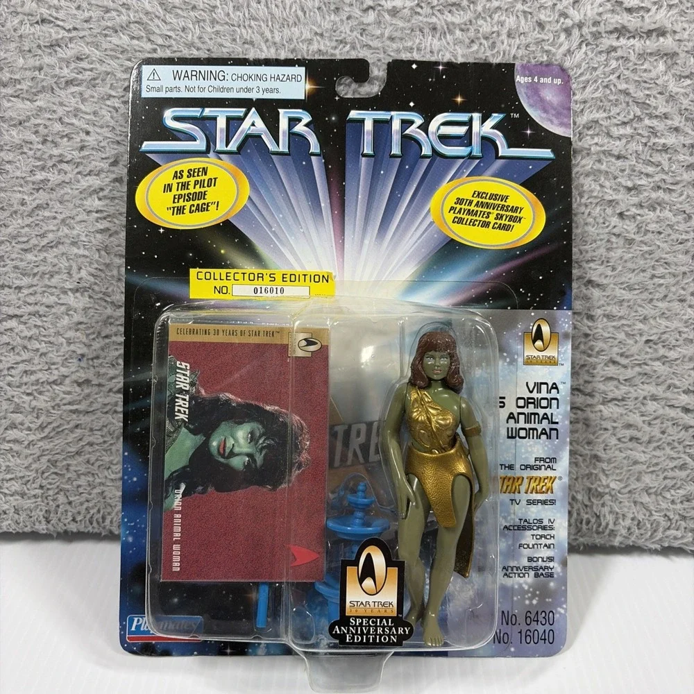 VINTAGE 1996 Playmates Star Trek: Vina Orion Animal Woman 30th Anniversary